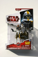 Star Wars The Clone Wars CW39 Commander Bly 3.75    MOC 2009 RARE