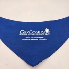 Vintage Purdue Pharma Blue Promotional Bandana - 2000s Medical Representative