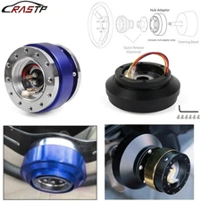 Steering Wheel Quick Release Blue & Hub Adapter 174H For Ford Mustang 84-04