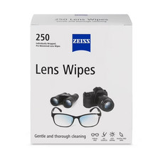 ZEISS Pre-Moistened Eyeglass Lens Cleaning Wipes 250 ct Glasses Cleaner Pack.