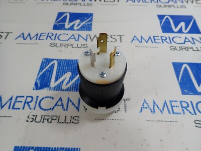 HUBBELL HBL2311 TWIST LOCK PLUG 20A 125 V NEW NO BOX
