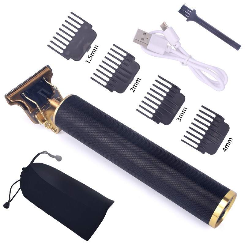 Tondeuse cheveux T9 sans fil à moteur puissant et charge USB rapide