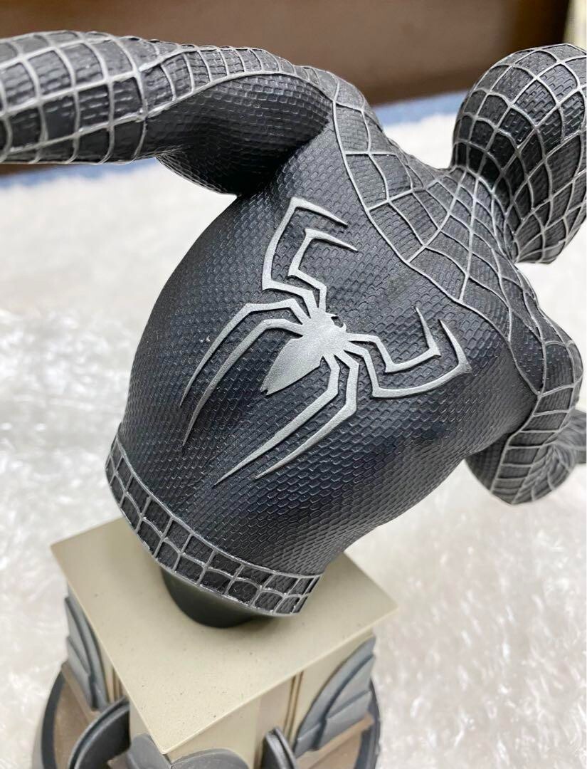 スパイダーマン3 Black suited Spiderman bust スパイダーマン3 Black suited Spiderman bust