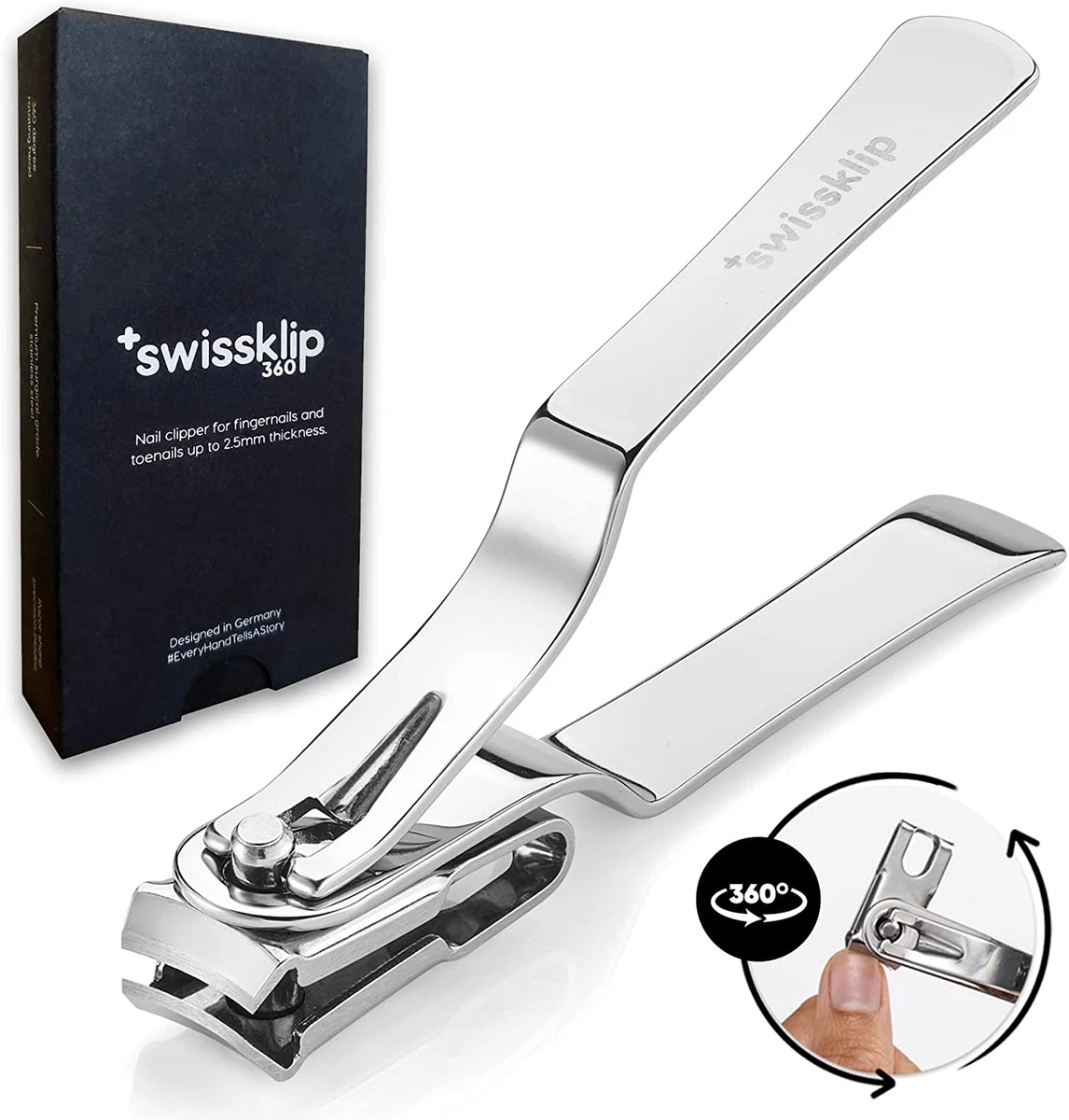 Tweezerman Precision Grip Fingernail Clipper | Men's Fingernail Clippers