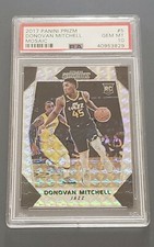 DONOVAN MITCHELL 2017-18 PANINI PRIZM MOSAIC ROOKIE RC GEM MINT PSA 10 #5🔥
