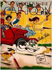 Vintage Walter Foster Modern Cartoon Art Drawing Book