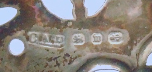 ANTIQUE VICTORIAN SOLID SILVER TRINKET DISH DATED 1896 - Picture 4 of 4