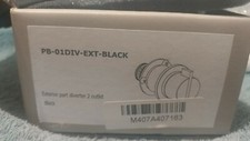 PietBoon Black Exterior Part Diverter 2 Outlet PB-01DIV-EXT-BLACK