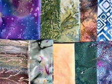 Cotton Fabric Fat Quarters Batik You Select Pieces
