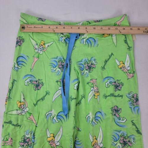 TinkerBell Tink Tinker Bell Women's Green Pajama Lounge PJ Long Pants Size Small - Picture 5 of 7