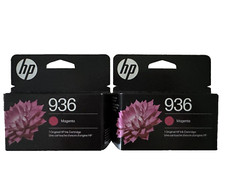 HP 936 Magenta Original Ink Cartridge, 4S6V0LN Exp Date 06/2027 Lot of 2 