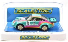 Scalextric "Vaillant" Porsche 911 Carrera RSR 3.0 DPR Lights 1/32 Slot Car C4439