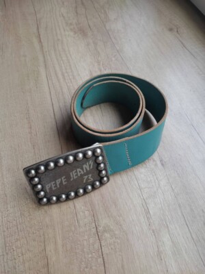 Pepe Jeans vintage unisex belt. 100% leather. Authentic
