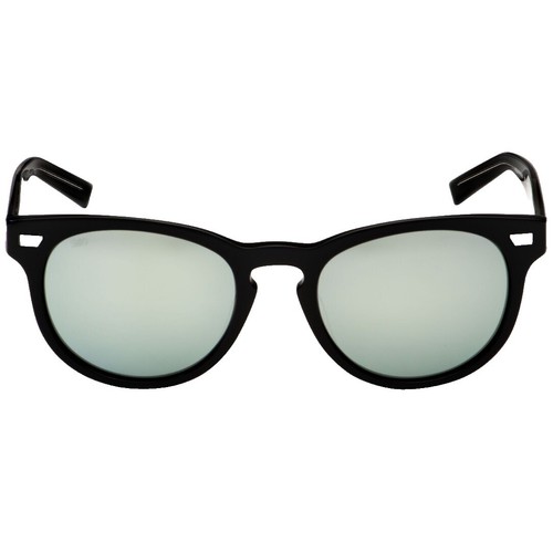 Omega OM0020-H 01D Black/Red Polarized Round Sunglasses 