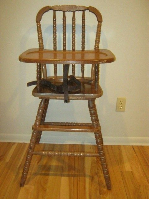 Old Wooden High Chair For Sale  : Great Savings & Free Delivery / Collection On Many Items.