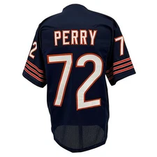 William Perry Jersey Blue Chicago | Unisex Adult Sizes S-5XL Unsigned Custom