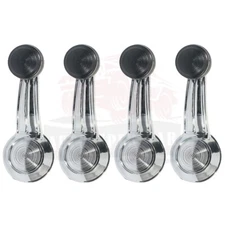 4 pcs Chrome Black LH Right Side Window Crank Handle For Chevrolet Caprice