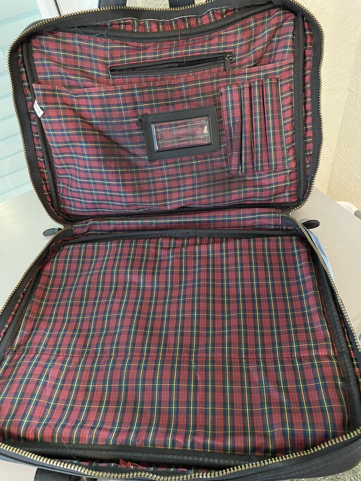 Pasta/portfólio bolsa preta com selo do estado da Flórida - Imagem 3 de 4