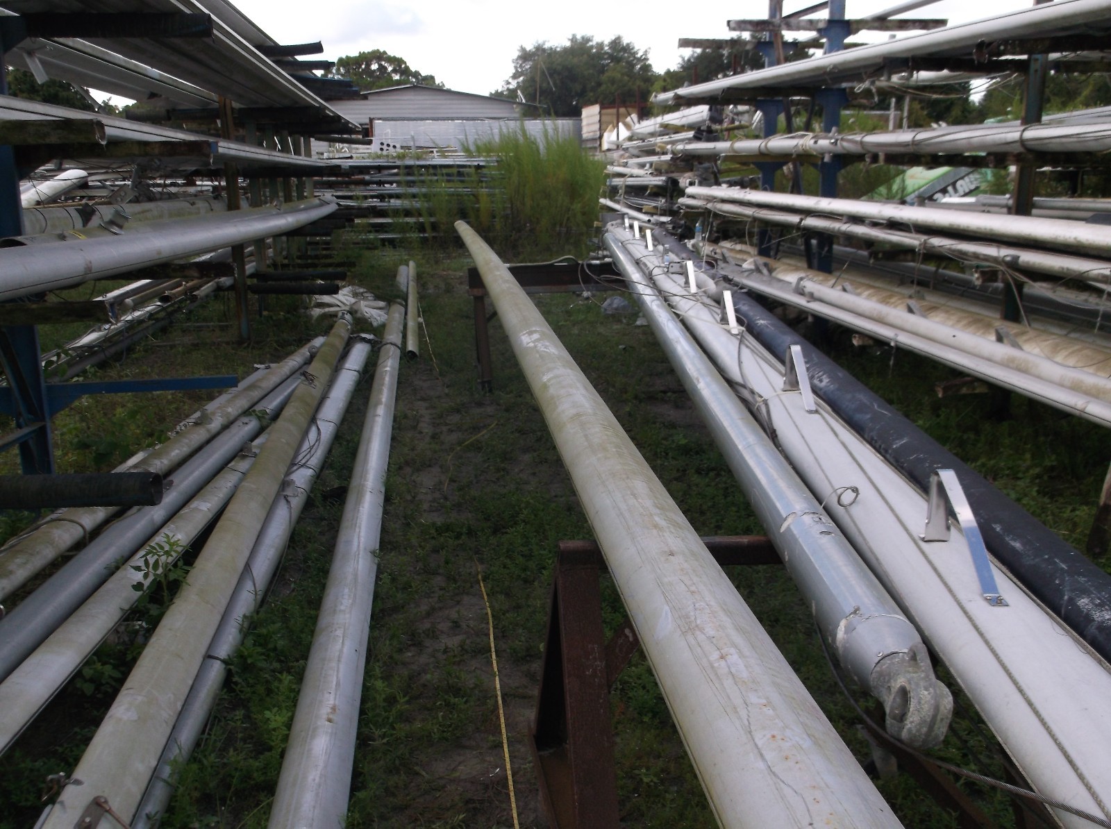 49 foot 3 inches Heavy Duty Aluminum Sailboat Mast Extrusion (6.5" x 5.