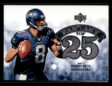 Matt Hasselbeck 2006 Upper Deck #F25-HA Fantasy Top 25 Seattle Seahawks