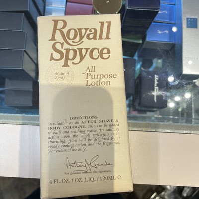 ROYALL SPYCE All Purpose Lotion 4oz/4.0 oz. (120 ml) Spray & Splash NEW & SEALED