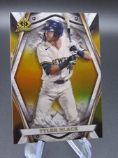 2022 Bowman Chrome Bowman Invicta Tyler Black RC Gold Refractor 31/50 - Brewers