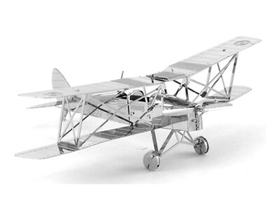 Metallmodell de Havilland Tiger Motte Flugzeug 3D Laser geschnitten Metall Zum Selbermachen Kit Hobby Geschenk