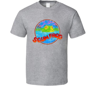Scum Frog Fishing Lover Products Cool Gift Worn Look T Shirt