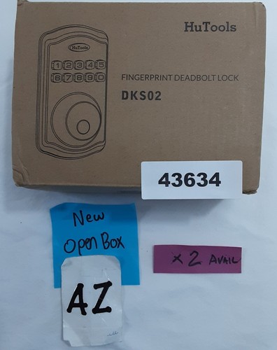 New, HUTOOLS Keyless Fingerprint Deadbolt Lock w/Keypad - Picture 4 of 4