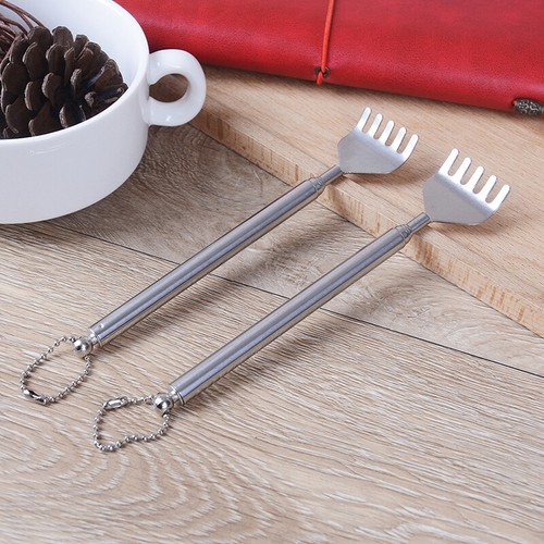 Practical handy adjustable stainless steel back telescopic scratcher massag-cIL