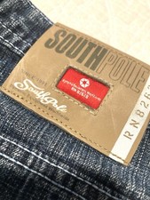 Southpole Jean Shorts Denim Jorts Hip Hop Grunge Sk8R Y2K Baggy Size 16