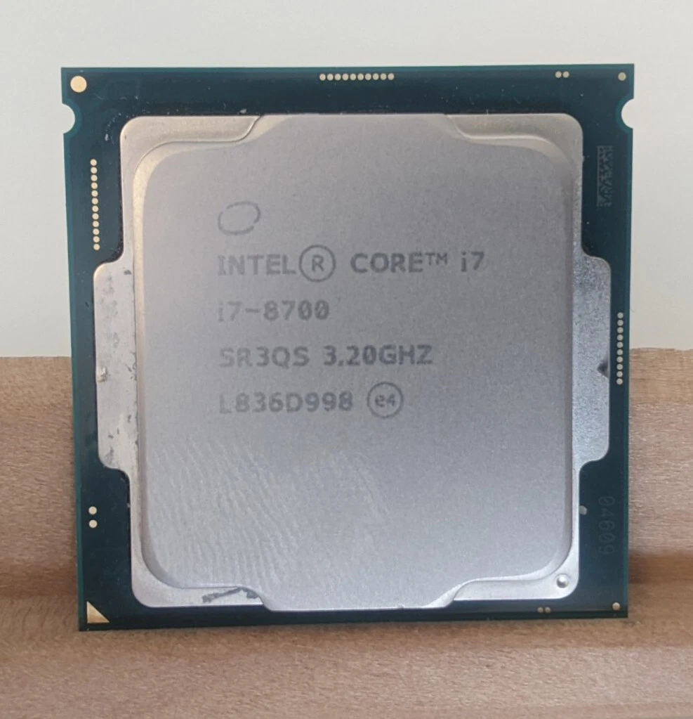Intel Core i7-8700 Processor - 6C/12T 3.2Ghz Base 4.6Ghz Boost (SR3QS)
