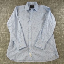 Bonobos Shirt Mens 16.5/33 "Slim Fit" "Wrinkle Free" Geometric Print