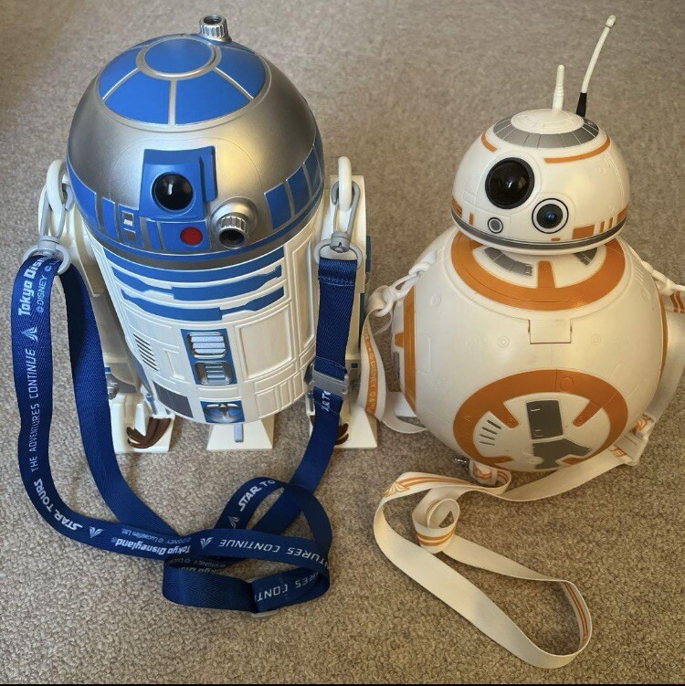 R2-D2 BB-8 ポップコーンケース Tokyo Disney Land Resort Limited Star Wars R2-D2 & BB-8