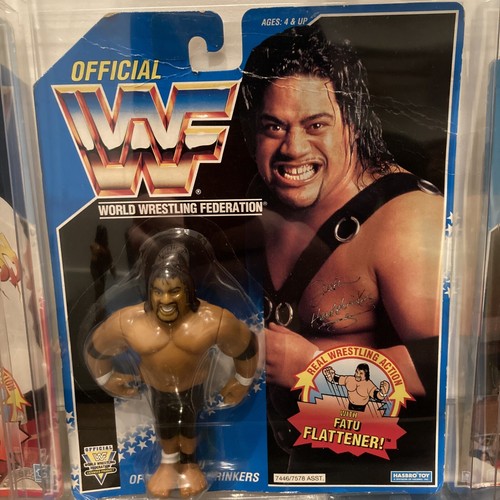 WWF/WWE HASBRO FATU OF THE HEAD SHRINKERS WRESTLIN...