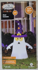 Gemmy 3.5 ft Ghost Airblown Inflatable New Halloween Yard Light Up Decor
