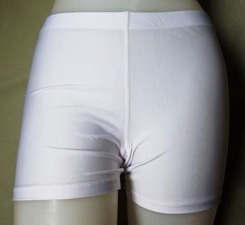 NEW A4 Black or White Shiny Spandex Compression Shorts 4" inseam Adult M-2XL - Picture 5 of 6