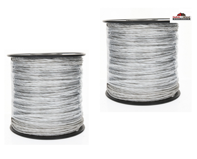 (2) 656' Electric Fence Wire Polywire Spool New eBay