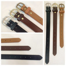 1" Adjustable Cowhide Leather Bag Strap Handle Extenders Extensions 4 colors