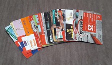 Lotto 30 schede ricariche telefoniche Tim - Wind - Vodafone - usate