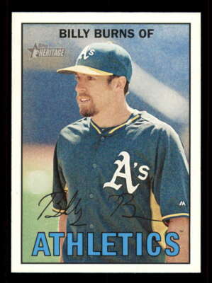 2016 Topps Heritage #484 Billy Burns (SP/Short Print) Athletics z