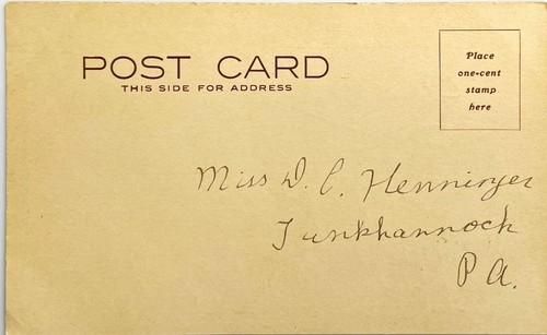 Crane's Carbondale Pennsylvania Vintage Postcard Advertisement Unposted - 第 2/2 張圖片