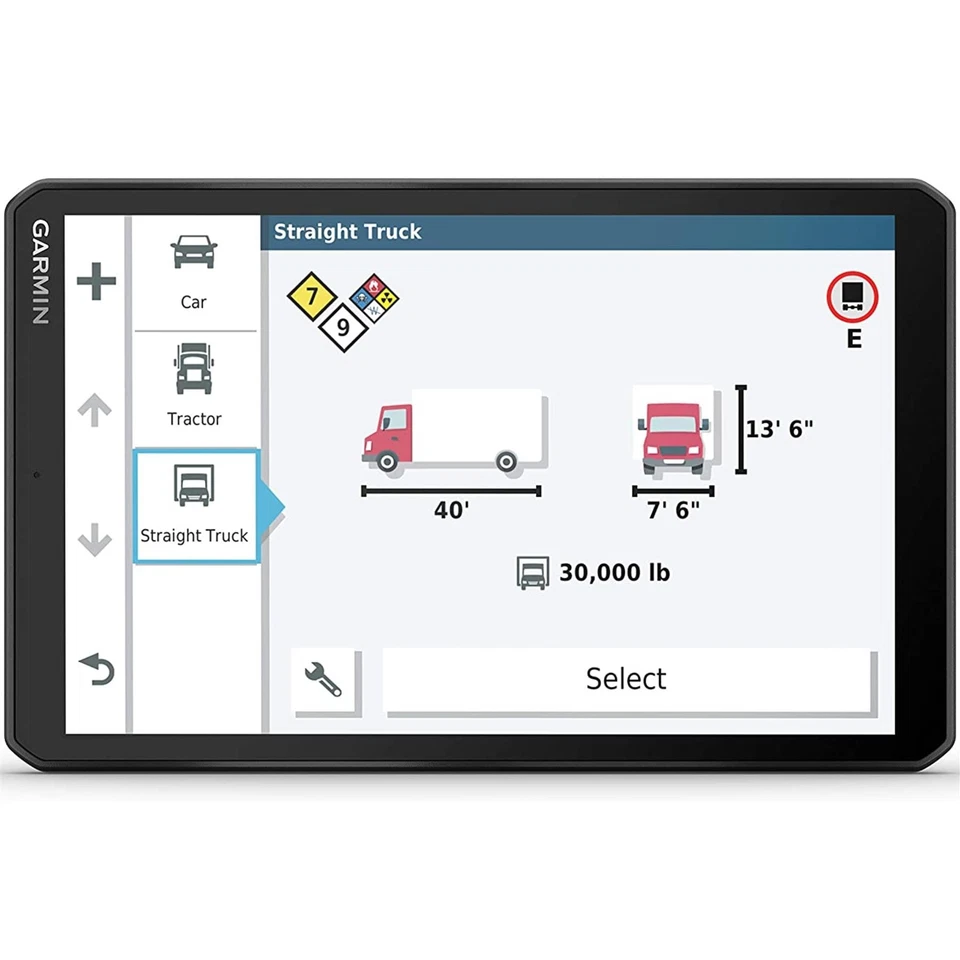 Garmin Dezl Lgv 800 LMT-S 20.3cm Lastwagen GPS Sat Nav │ Lifetime Europa Karte + - Bild 3 von 4