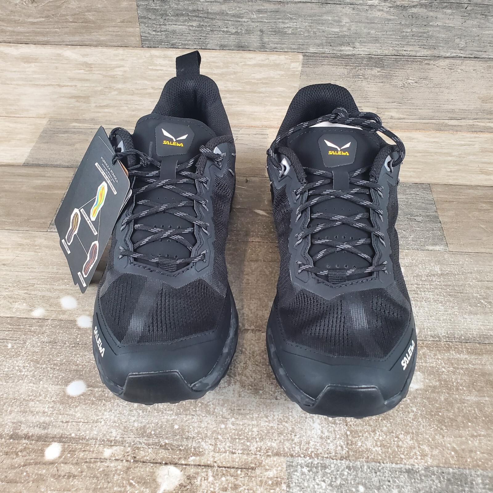 Salewa Pedroc Air Womens Shoes Sz 7 Black Hiking Sneakers Lightweight 