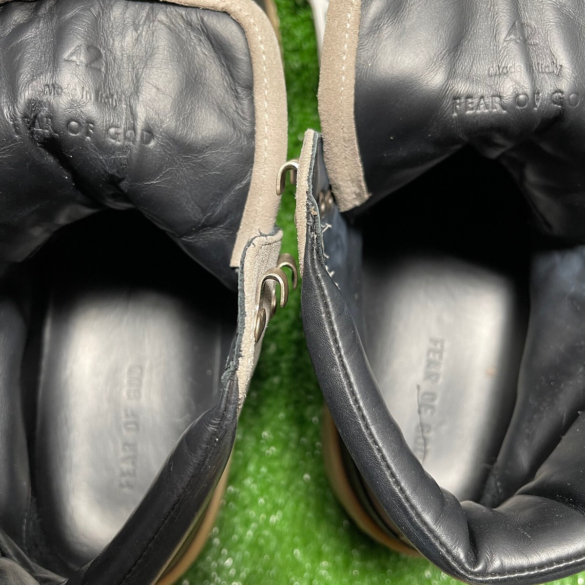 FEAR OF GOD Men’s 6th Collection Suede Hiker Sneakers God Grey 42 / 9 US $895 Fear of God High-Top Sneakers, Size 42 EU main image 2