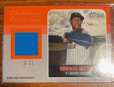 2019 Topps Heritage Minors Clubhouse Collection Relics CCR-DA Domingo Acevedo/25
