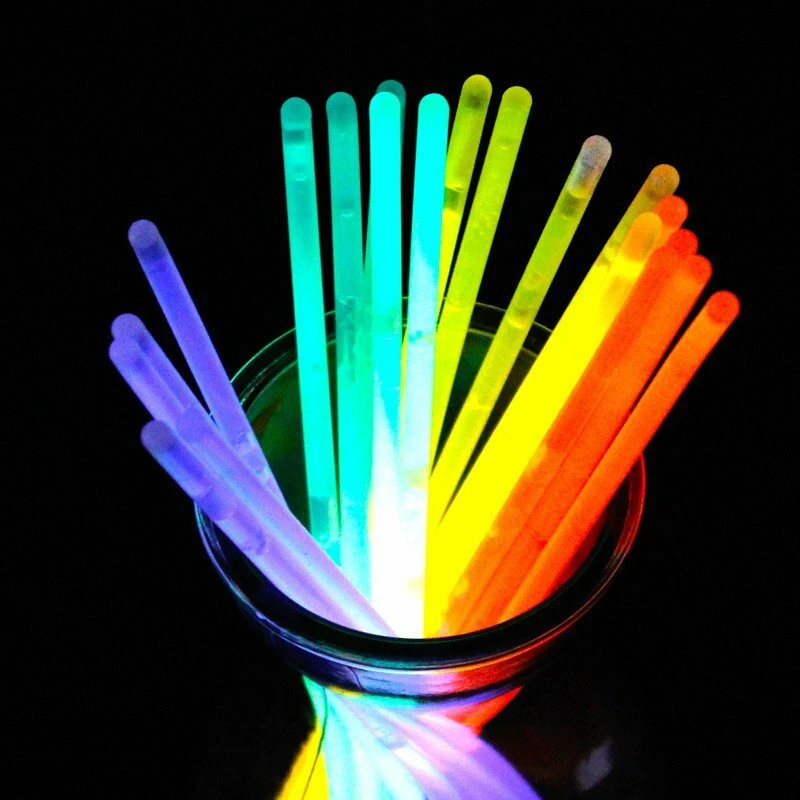 300Pcs Mixed Color Glow Sticks Bracelets Light Party glowsticks glow in the dark - image 2 of 4