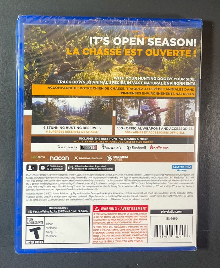 Hunting Simulator (PS5) NEW
