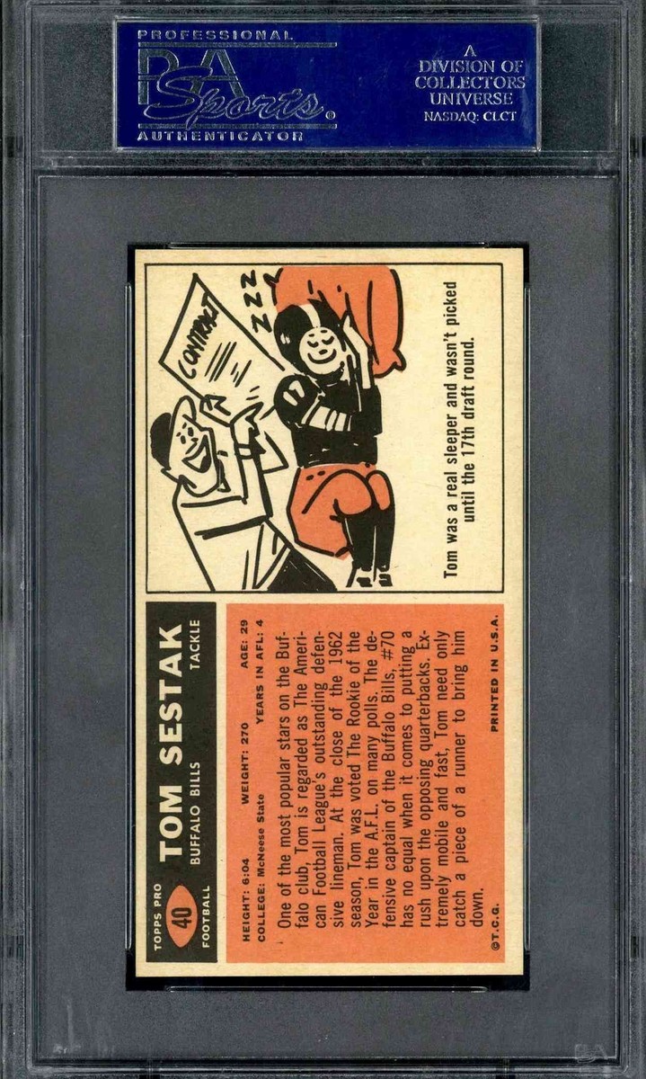 1965 Topps #40 Tom Sestak - PSA 8 | eBay