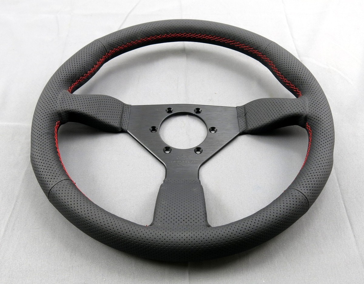 Personal Steering Wheel Neo Grinta 350 mm Black Perforated Leather